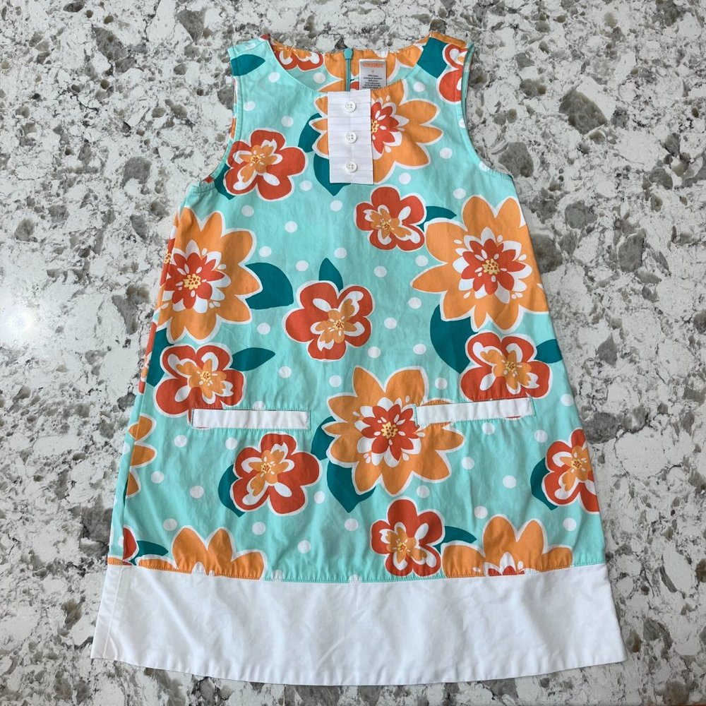 Gymboree retro floral dress sz 6